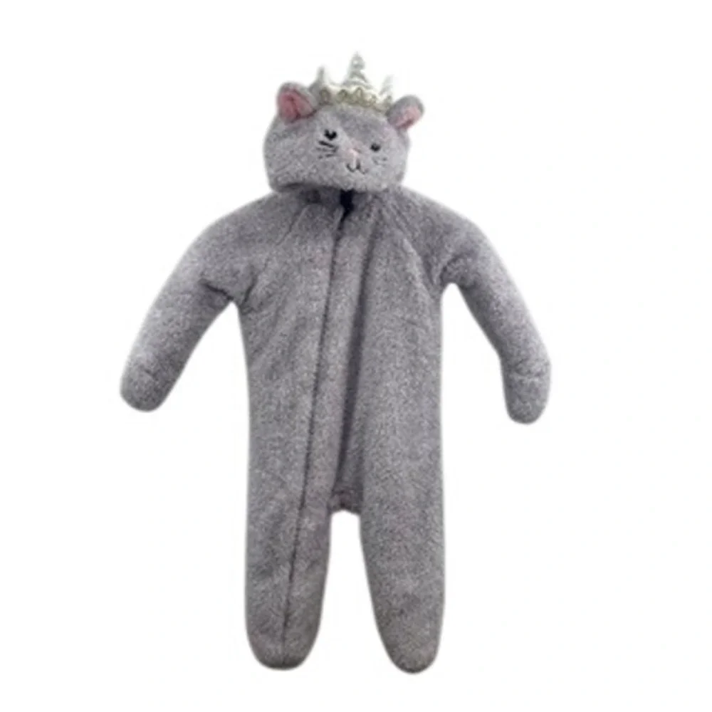 Koala Baby Lavender Princess Cat Plush Fleece Hoodie Suit SZ 18-24M Cozy